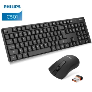 کیبورد و ماوس بیسیم فیلیپس مدل C501