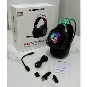 هدست بی‌سیم مخصوص بازی Monster MAXSTAR MQH09