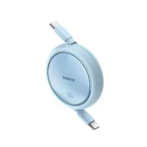 کابل فست شارژ جمع شونده مدل Free2Draw Mini Type-C To Type-C 100W طول 100 سانتی‌متر